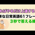 完成版　聞き取れるし意味も分かるのに案外スラスラ言えない英語６１フレーズ　第４巻　日常英会話の基礎固め