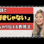 英会話初心者さん必見「好きじゃない」を大人の表現法でキメよう✨👍😆