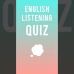 Quiz A124 | 英語リスニングテスト！ | Learn English with NATURAL American Accent!