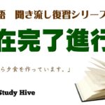 中学英語：〈現在完了進行形〉聞流し復習動画　リスニング・スピーキング練習　テスト直前対策　英語の感覚を養う