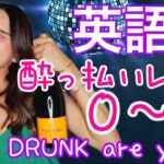 【日常英会話】酔っ払いレベル！Drunk in English?!【アメリカ英語】