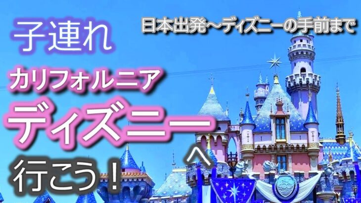 子連れ　カリフォルニアディズニーへ行こう！海外旅行初心者向け　英語が話せなくても大丈夫！　入国の流れ・ＵｂｅｒＴＡＸＩ・ホテルチェックインの仕方を解説！