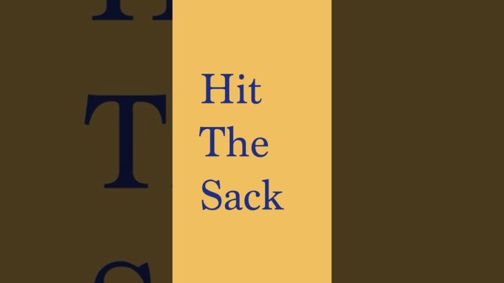 「hit the sack」：映画で英語を学ぼう！ #英会話 #英語