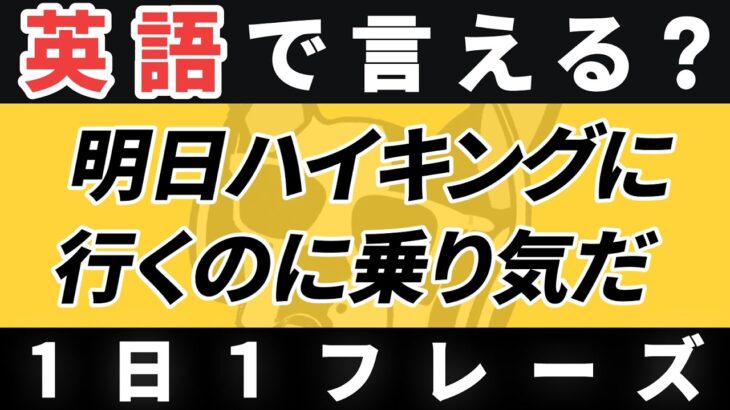 【毎日英作文】英語1日1フレーズ「〜に乗り気だ」日常英会話 リスニング聞き流し【266】