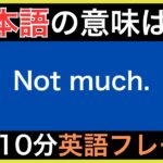 【ネイティブが毎日使う】簡単な英語表現・フレーズ｜聞き流しリスニング