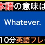 【ネイティブが毎日使う】簡単な英語表現・フレーズ｜聞き流しリスニング