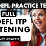 Full TOEFL ITP Listening Practice Test with Answers | TOEFL Exam Prep | English Listening MCQ