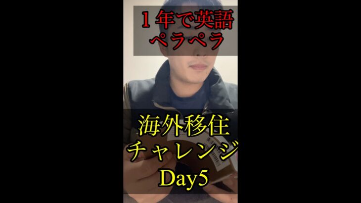 【day5】英語力0から１年で英語ペラペラになれるのか？#english #toeic #toefl #shorts #shortvideo #short #youtubeshorts #英会話