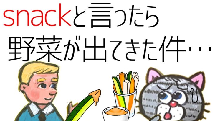 英語のsnackの意味は？日本語の「スナック」との違い(スナック菓子とバーの意味)