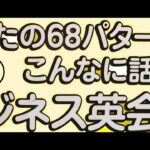 ビジネス英会話　⑭　たったの68パターンでこんなに話せるビジネス英会話　20個の英文例を1時間聞き流します。たこ焼き英語勉強法