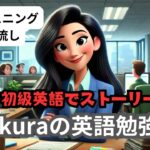 【初級英語で物語リスニング】Sakuraの英語勉強法【初心者向けシャドーイング】