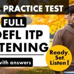 Full TOEFL ITP Listening Practice Test with Answers | TOEFL Exam Prep | English Listening MCQ TOEFL