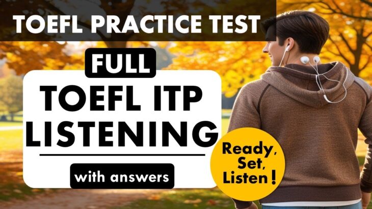 Full TOEFL ITP Listening Practice Test with Answers | TOEFL Exam Prep | English Listening MCQ TOEFL